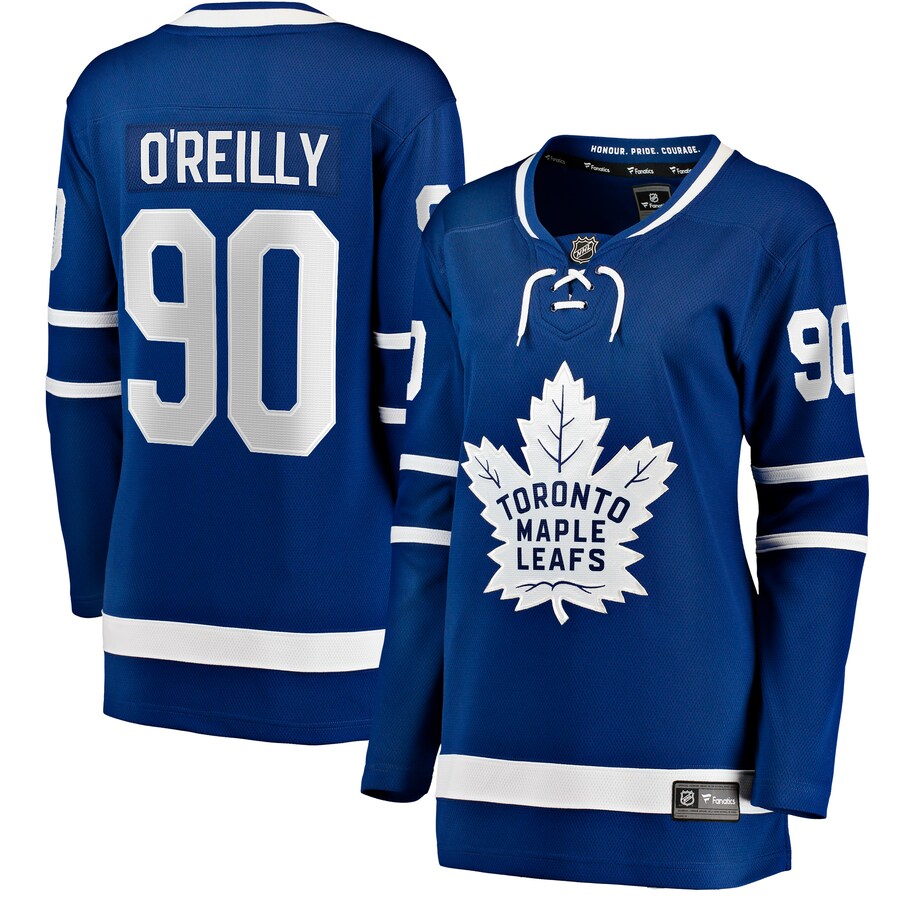 Women's Toronto Maple Leafs Ryan O'Reilly Fanatics Branded Blue Home Premier Breakaway Player Jersey - Puhuasuan
