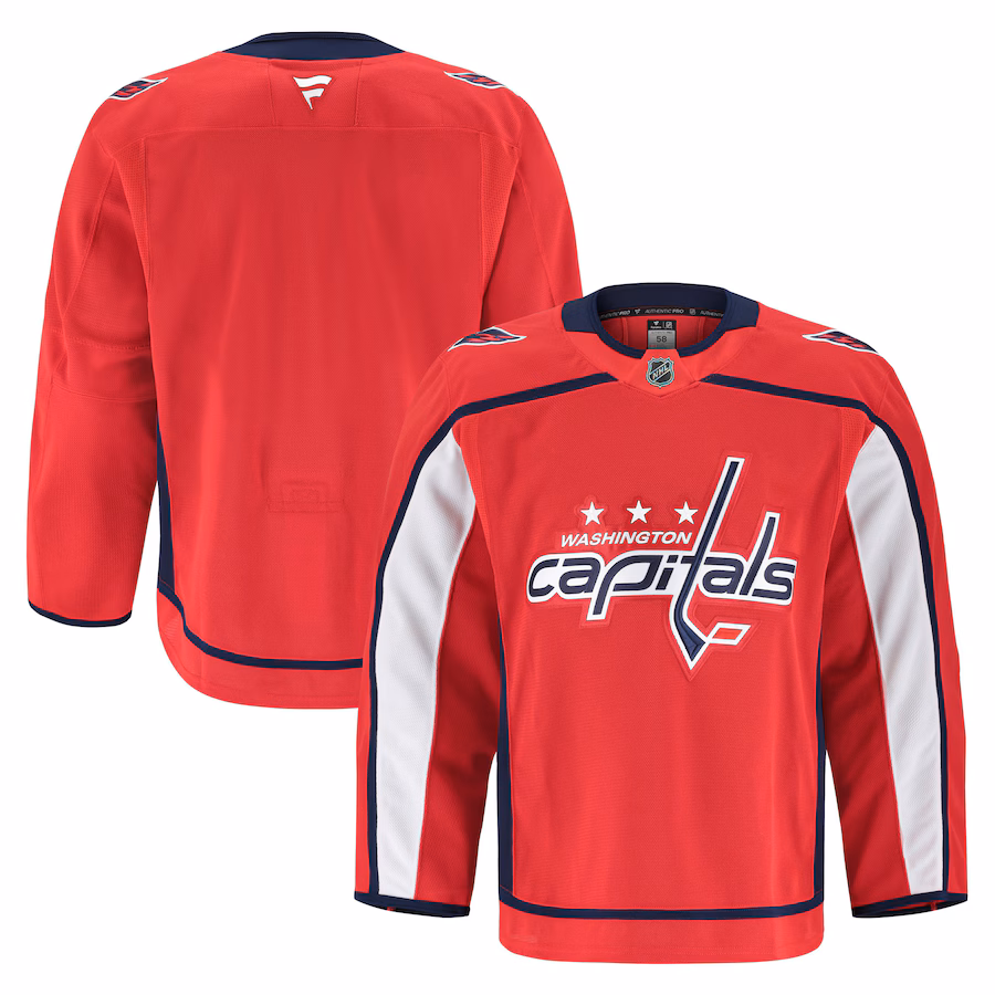 Men's Washington Capitals Fanatics Red Home Authentic Pro Jersey - Puhuasuan