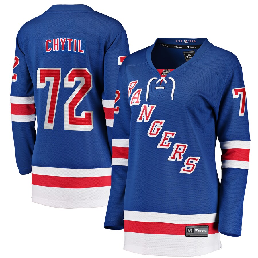 Filip Chytil New York Rangers Fanatics Branded Women's Home Breakaway Player Jersey - Blue - Puhuasuan
