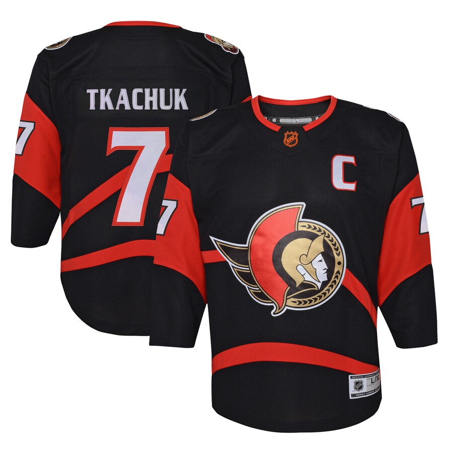 Youth Ottawa Senators Brady Tkachuk Black Special Edition 2.0 Premier Player Jersey - Puhuasuan