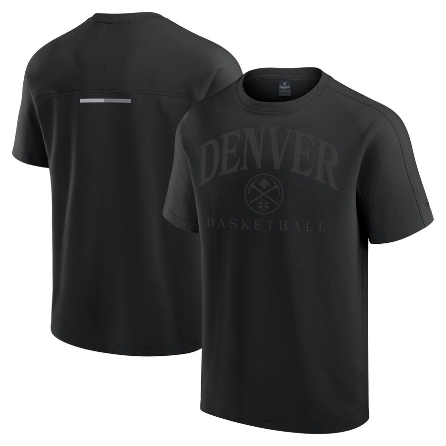 Men's Denver Nuggets Fanatics Black Flex Tri-Blend T-Shirt - Puhuasuan