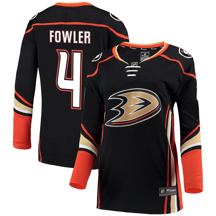 Women's Anaheim Ducks Cam Fowler Fanatics Branded Black Breakaway Jersey - Puhuasuan