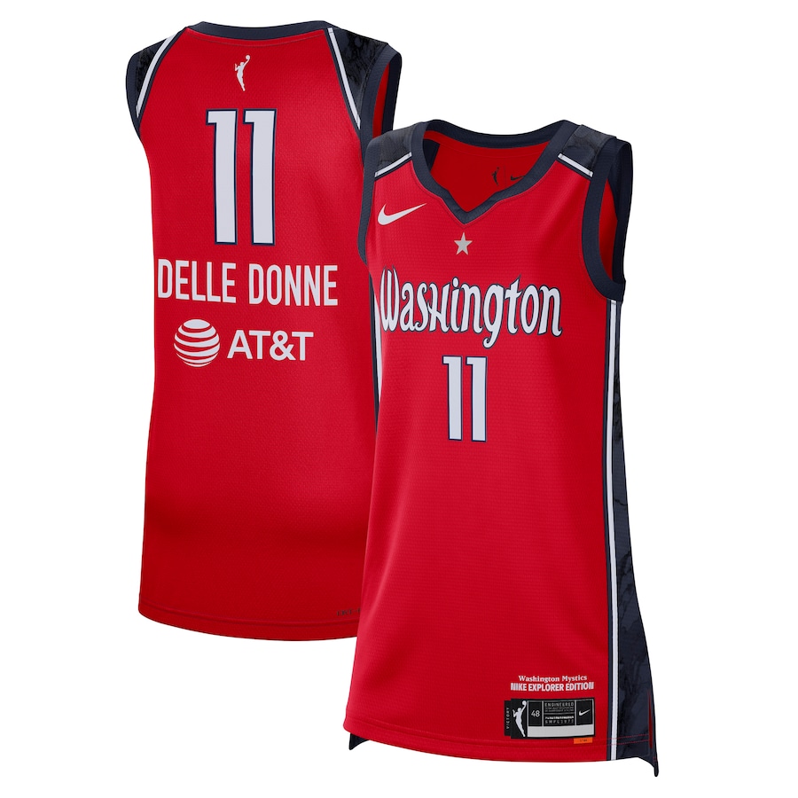 Women's Washington Mystics Elena Delle Donne Nike Red 2021 Explorer Edition Victory Player Jersey - Puhuasuan