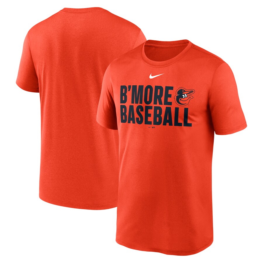 Men's Baltimore Orioles Nike Orange Local Legend Performance T-Shirt - Puhuasuan