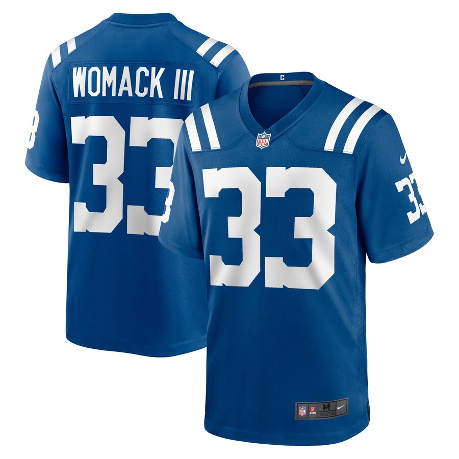 Men's Indianapolis Colts Samuel Womack III Nike Royal Game Jersey - Puhuasuan