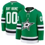 Men's Dallas Stars Fanatics Kelly Green Home Premium Custom Jersey - Puhuasuan