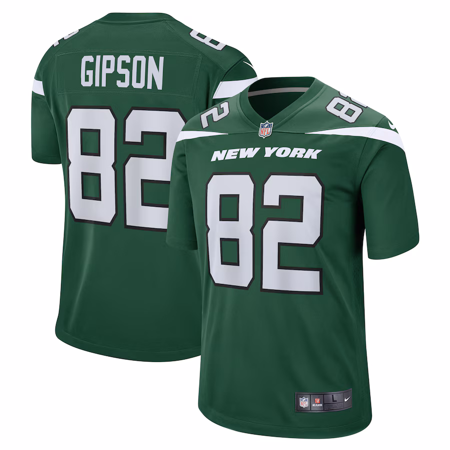 Men's New York Jets Xavier Gipson Nike Gotham Green  Team Game Jersey - Puhuasuan