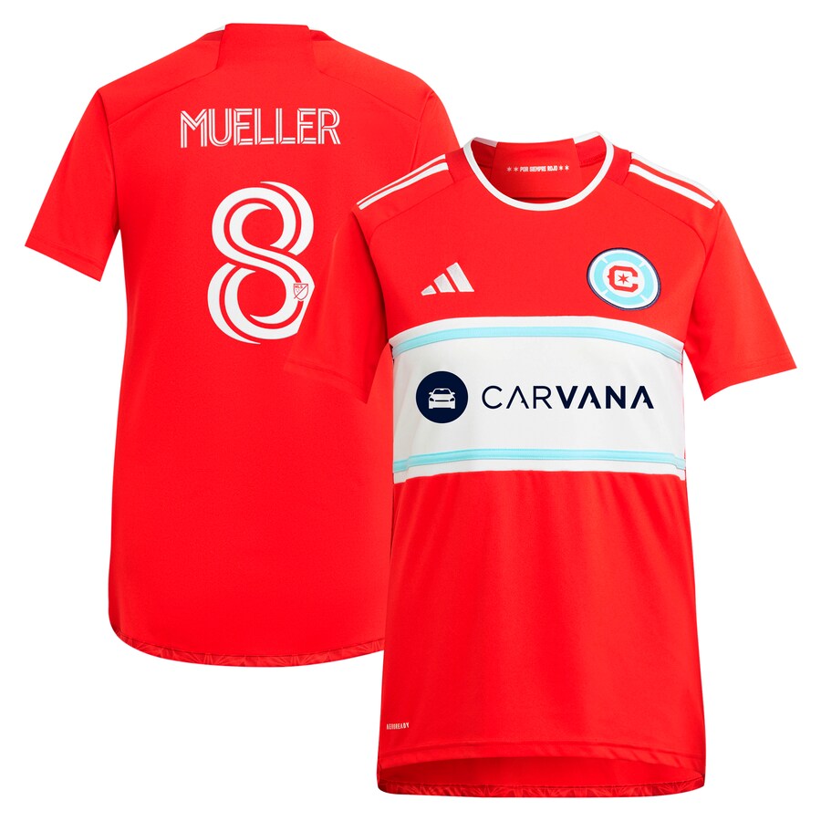 Women's Chicago Fire Chris Mueller adidas Red 2024 Return To Red Replica Player Jersey - Puhuasuan