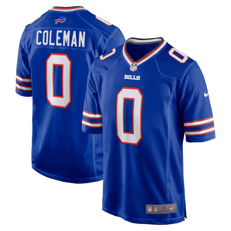 Men's Buffalo Bills Keon Coleman Nike Royal Player Game Jersey - Puhuasuan