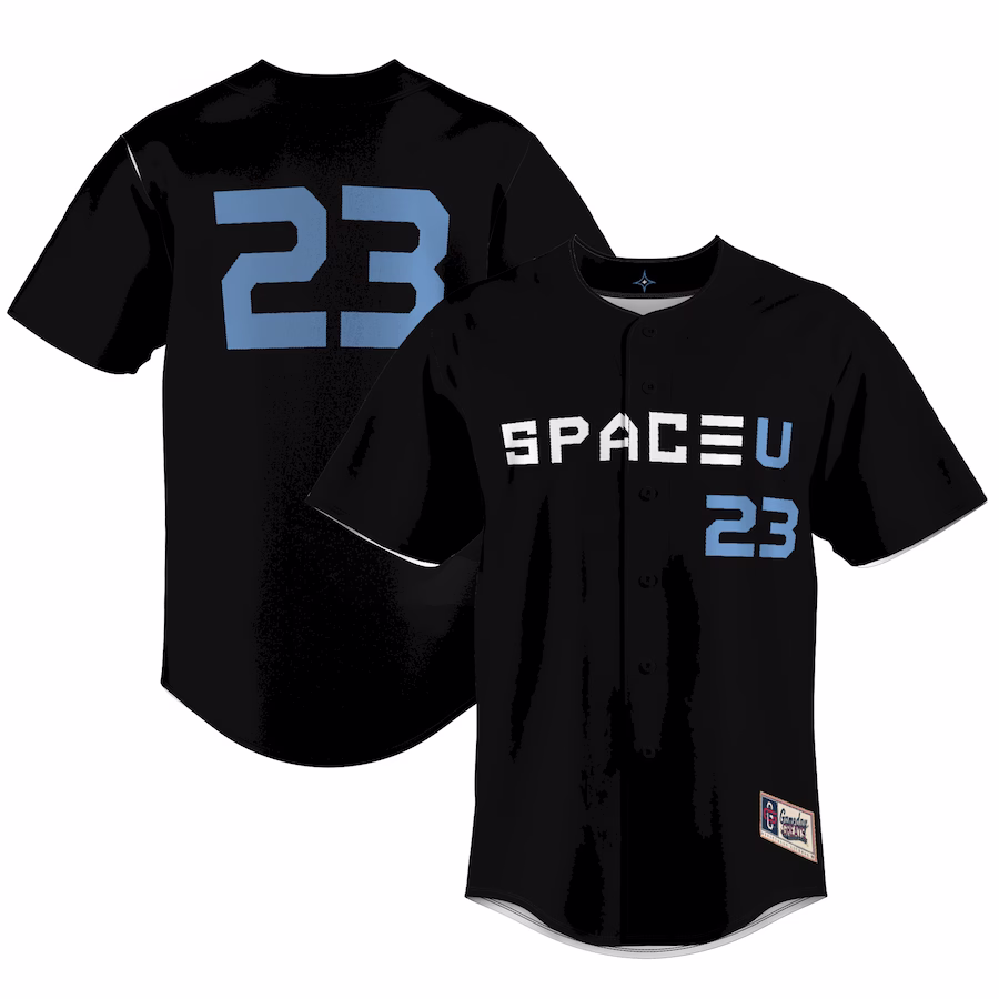 #23 UCF Knights GameDay Greats Unisex Space Game Lightweight Softball Jersey - Black - Puhuasuan