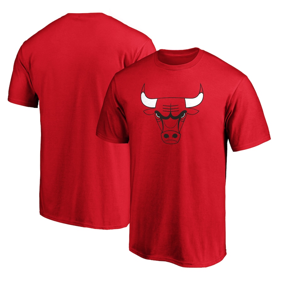 Men's Chicago Bulls Red Logo T-Shirt - Puhuasuan