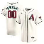 Youth Arizona Diamondbacks Nike White Home Limited Custom Jersey - Puhuasuan
