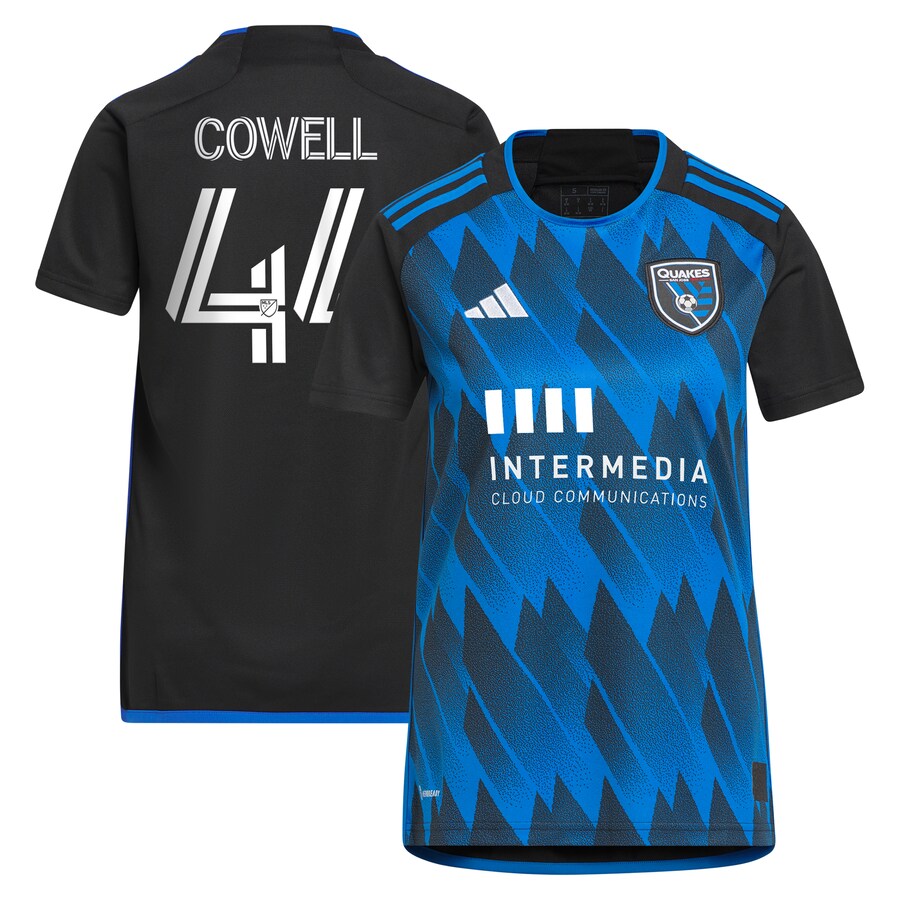 Women's San Jose Earthquakes Cade Cowell adidas Blue 2023 Active Fault Jersey Replica Jersey - Puhuasuan
