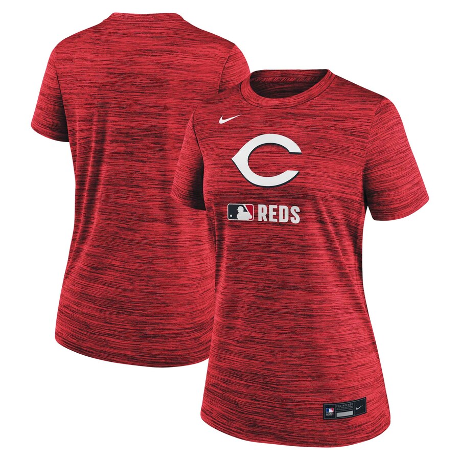 Women's Cincinnati Reds Nike Red Authentic Collection Velocity Performance T-Shirt - Puhuasuan