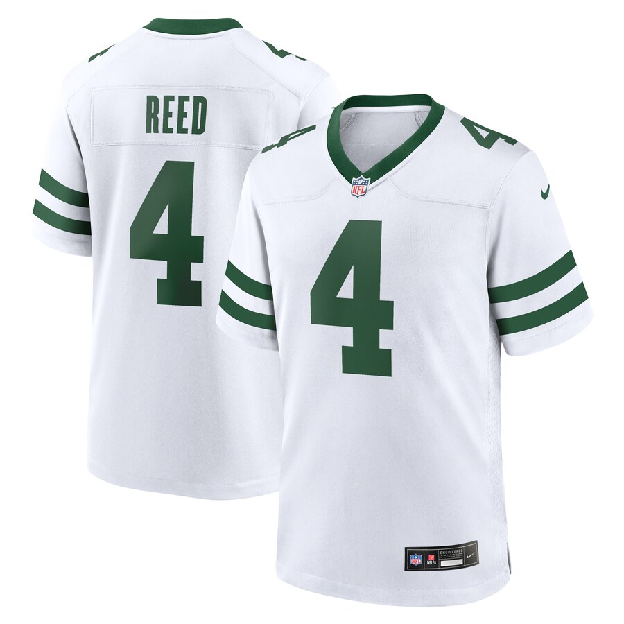 Men's New York Jets D.J. Reed Nike White Legacy Player Game Jersey - Puhuasuan