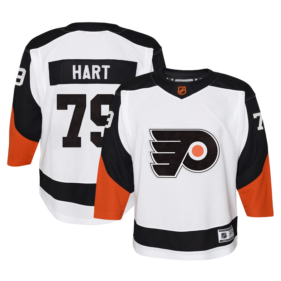 Youth Philadelphia Flyers Carter Hart White Special Edition 2.0 Premier Player Jersey - Puhuasuan