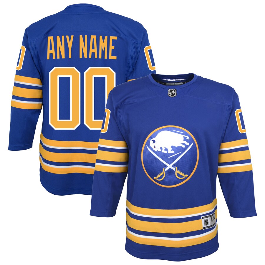 Youth Buffalo Sabres Royal Home Custom Premier Jersey - Puhuasuan