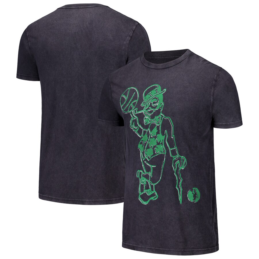 Unisex Boston Celtics Stadium Essentials Black Vintage T-Shirt - Puhuasuan