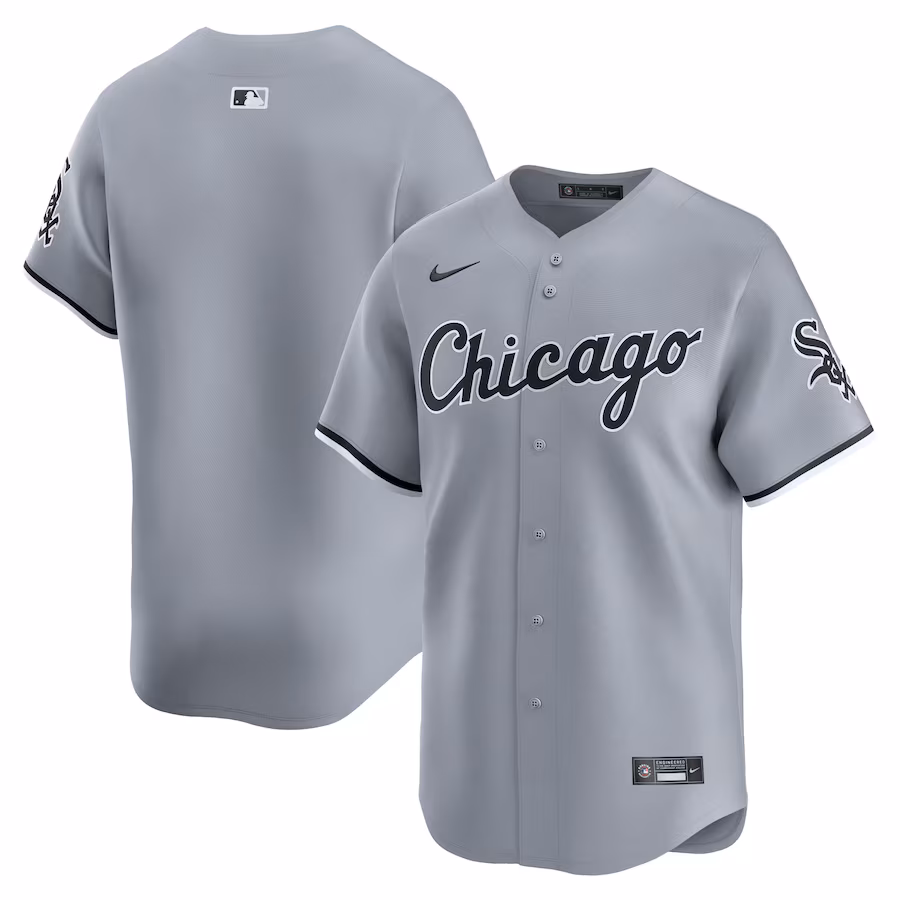 Men's Chicago White Sox  Nike Gray Road Limited Jersey - Puhuasuan