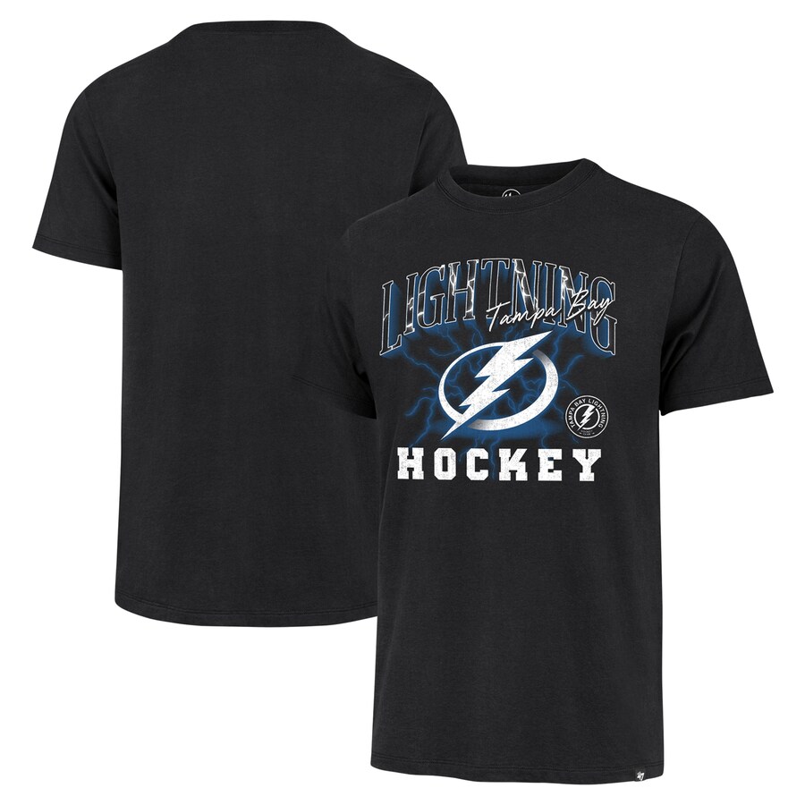 Men's Tampa Bay Lightning '47 Black Regional Localized Franklin T-Shirt - Puhuasuan