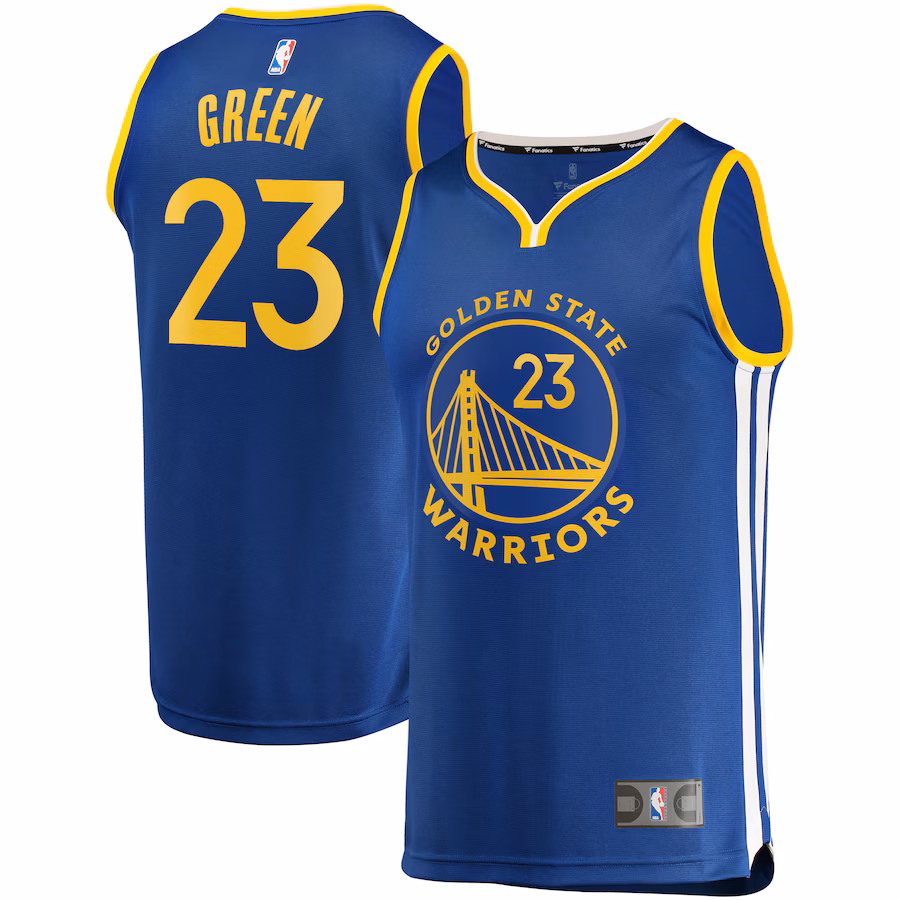 Youth Golden State Warriors Draymond Green Fanatics Royal Fast Break Player Replica Jersey - Icon Edition - Puhuasuan