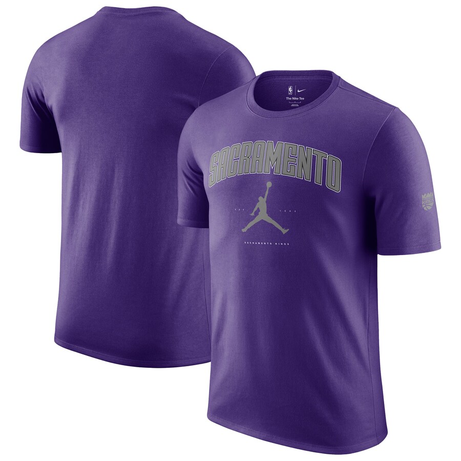 Unisex Sacramento Kings Jordan Brand Purple Essential Cities T-Shirt - Puhuasuan