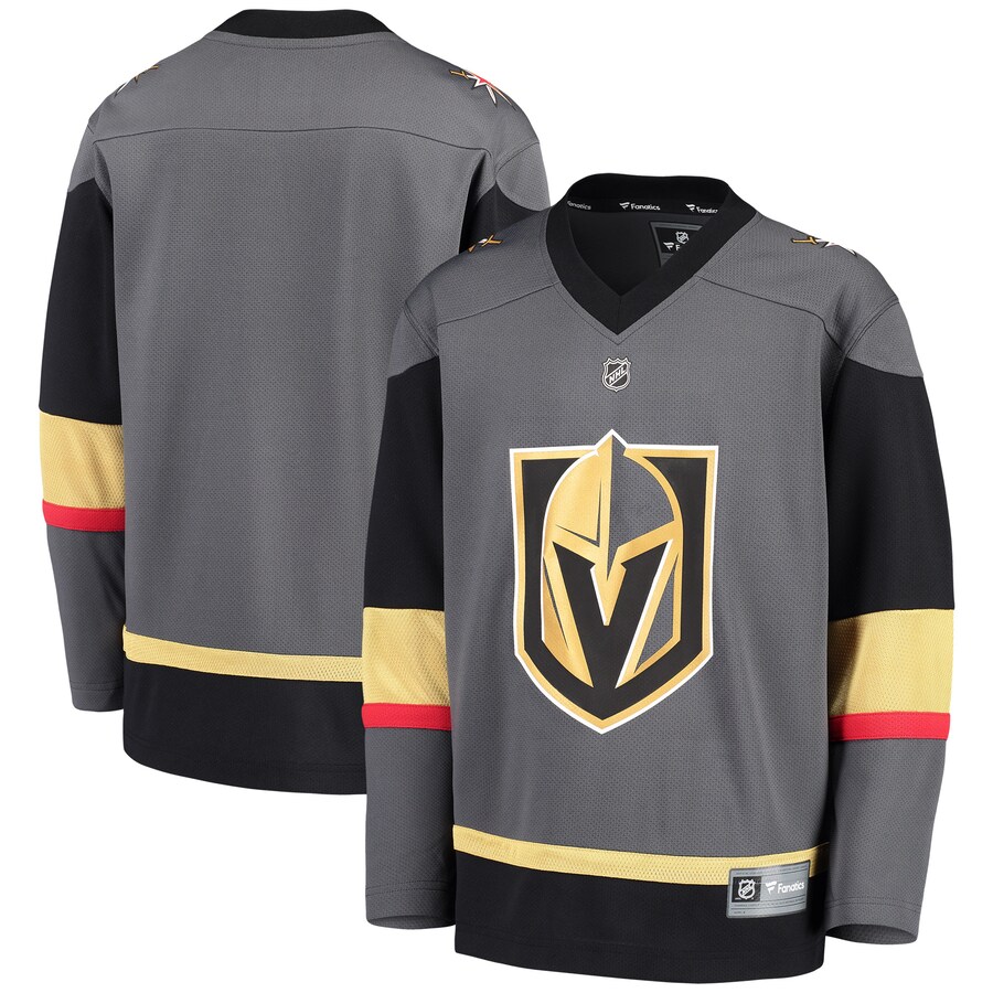 Youth Vegas Golden Knights Fanatics Branded Black Alternate Replica Blank Jersey - Puhuasuan