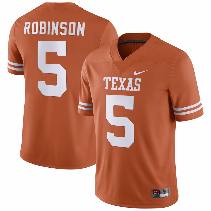 Bijan Robinson Texas Longhorns Nike Player Game Jersey - Texas Orange - Puhuasuan