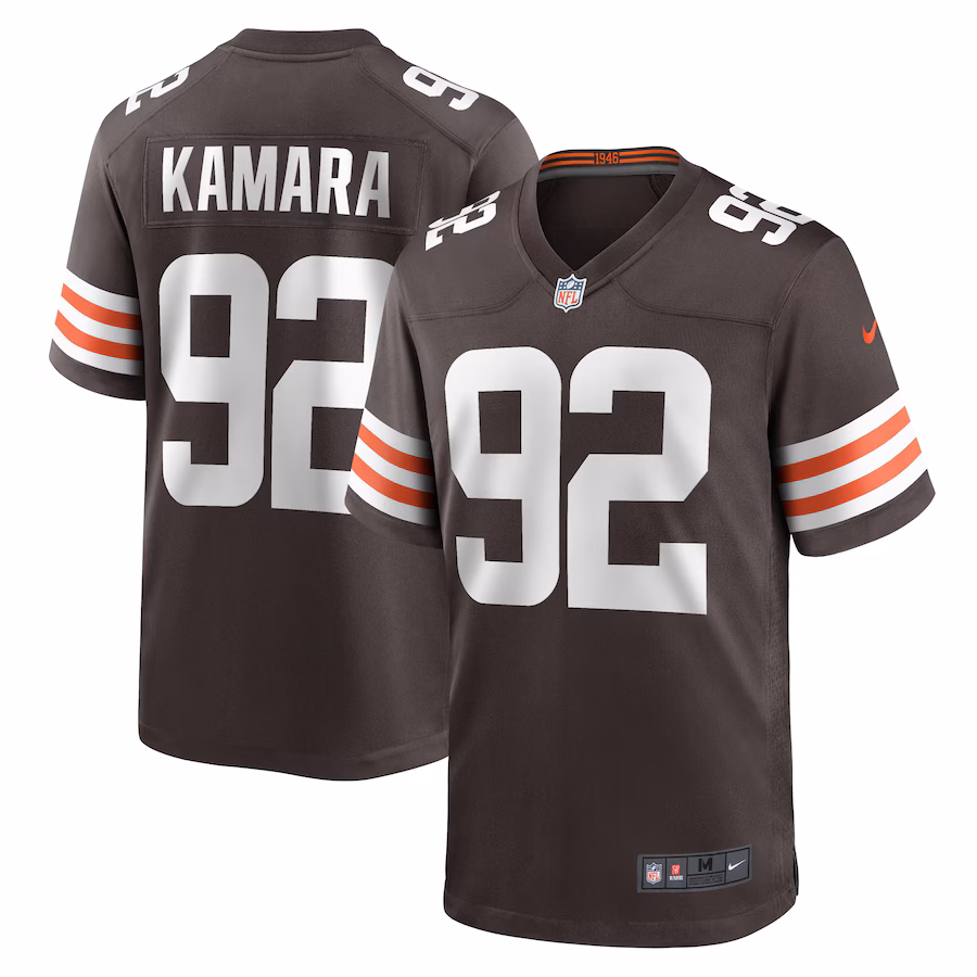 Men's Cleveland Browns Sam Kamara Nike  Brown Team Game Jersey - Puhuasuan