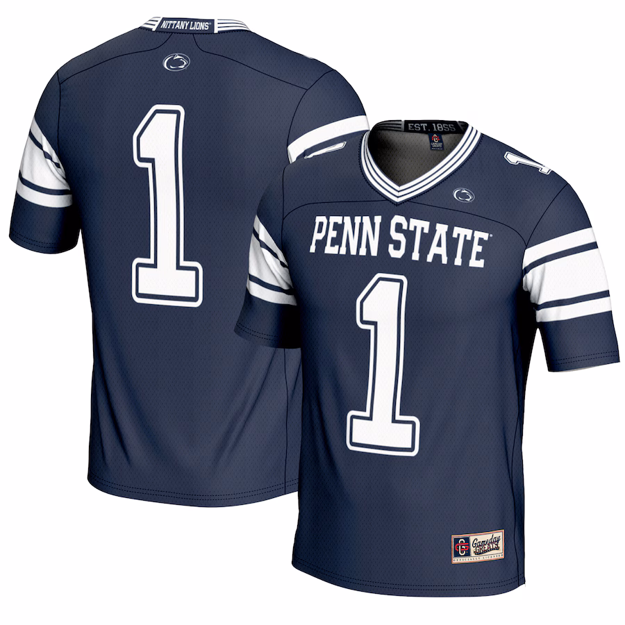 Youth GameDay Greats #1 Navy Penn State Nittany Lions Football Jersey - Puhuasuan