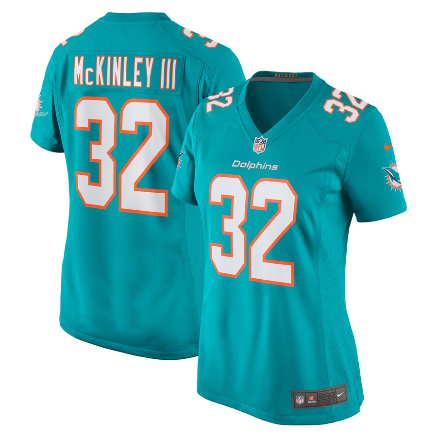 Women's Miami Dolphins Verone McKinley III Nike Aqua Game Player Jersey - Puhuasuan