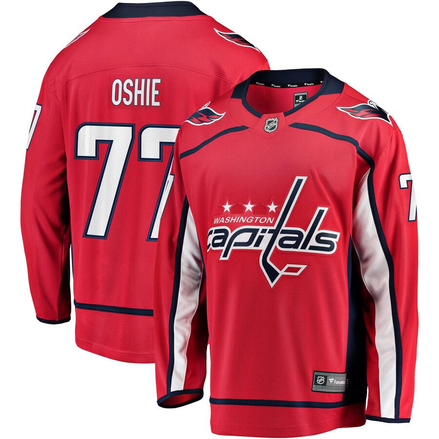 Youth Washington Capitals TJ Oshie Fanatics Branded Red Home Breakaway Player Jersey - Puhuasuan