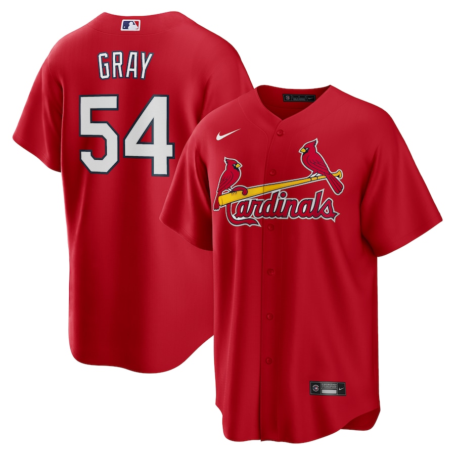 Men's St. Louis Cardinals Sonny Gray Nike Red Alternate Replica Jersey - Puhuasuan