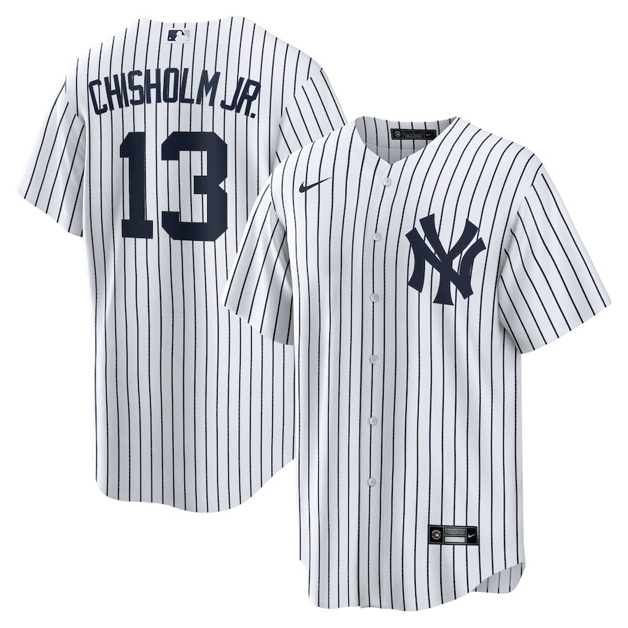Men's New York Yankees Jazz Chisholm Jr. Nike White Home Limited Player Jersey - Puhuasuan