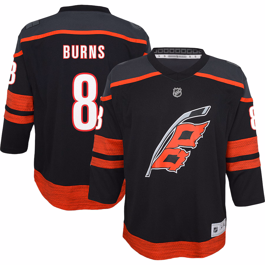 Youth Carolina Hurricanes Brent Burns Black Home Replica Player Jersey - Puhuasuan