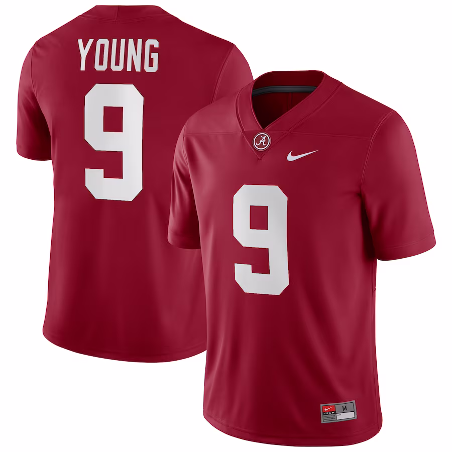 Bryce Young Alabama Crimson Tide Nike Player Game Jersey - Crimson - Puhuasuan