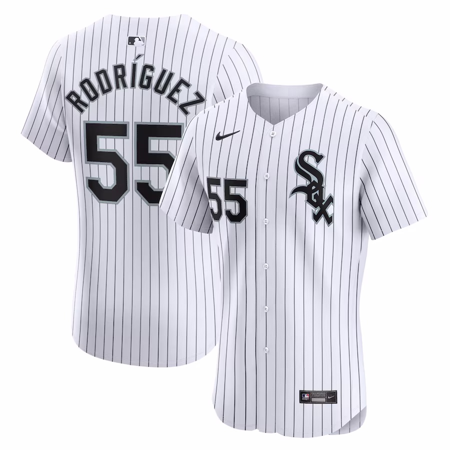Men's Chicago White Sox José Rodríguez Nike White Home Elite Player Jersey - Puhuasuan