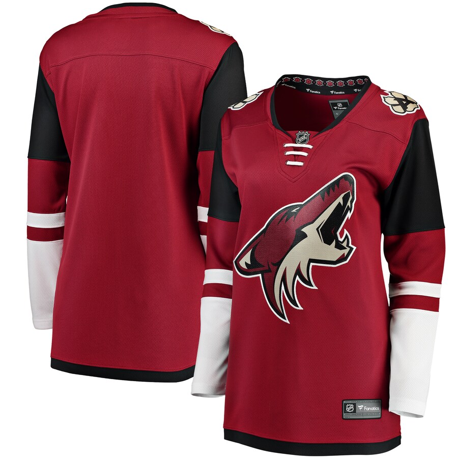 Women's Arizona Coyotes Fanatics Branded Red Breakaway Home Jersey - Puhuasuan