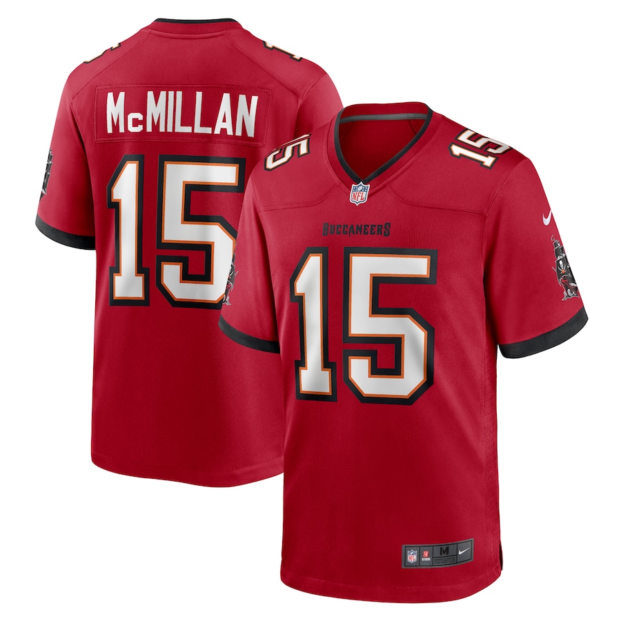 Men's Tampa Bay Buccaneers Jalen McMillan Nike Red Game Jersey - Puhuasuan