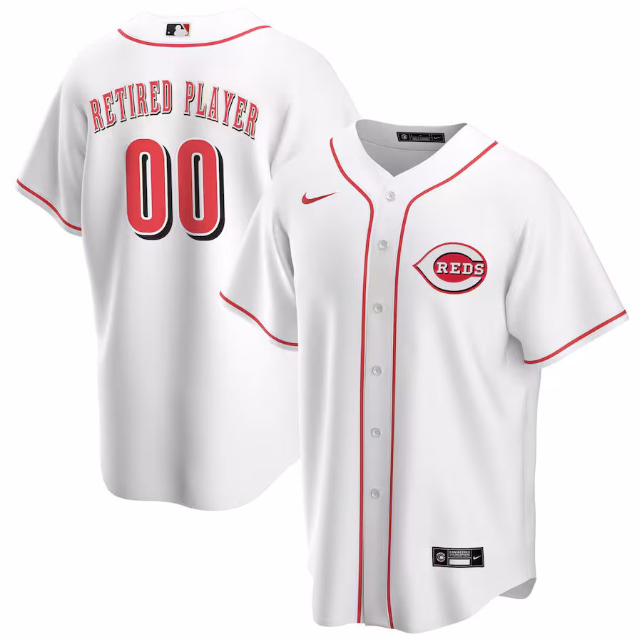 Men's Cincinnati Reds Nike White Home Pick-A-Player Retired Roster Replica Jersey - Puhuasuan