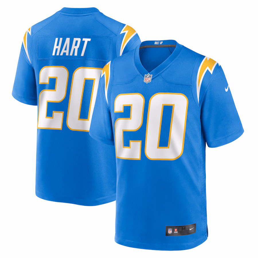 Men's Los Angeles Chargers Cam Hart Nike  Powder Blue Team Game Jersey - Puhuasuan