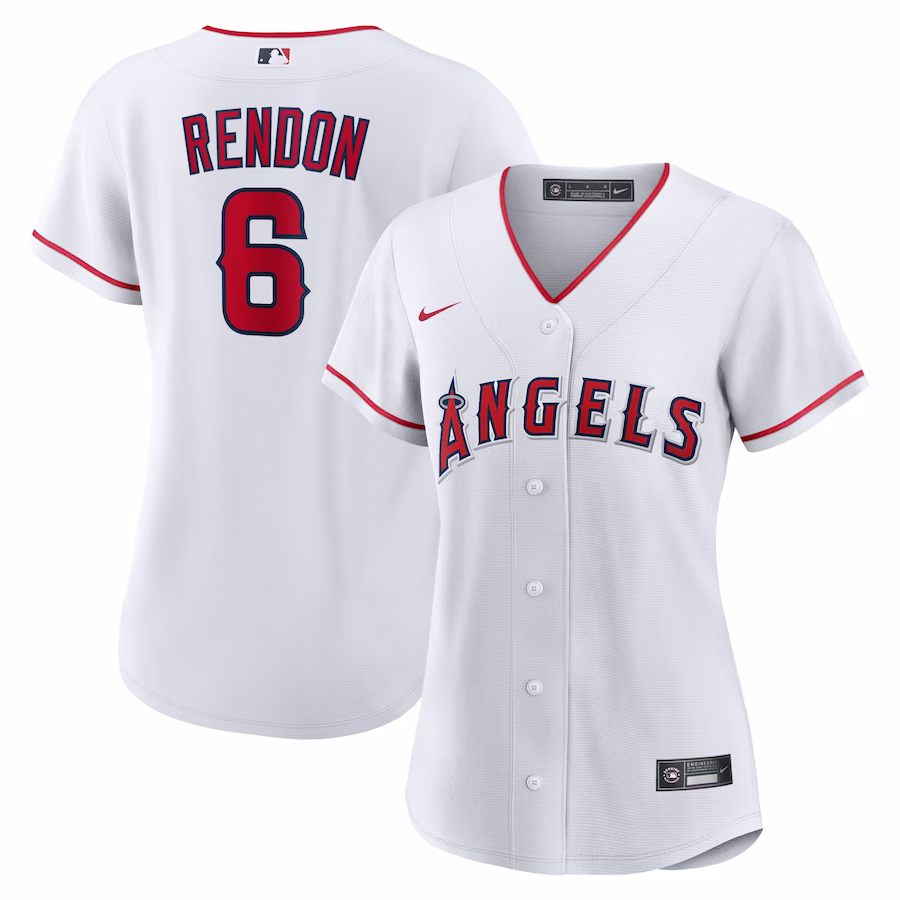 Women's Los Angeles Angels Anthony Rendon Nike White Home Replica Player Jersey - Puhuasuan