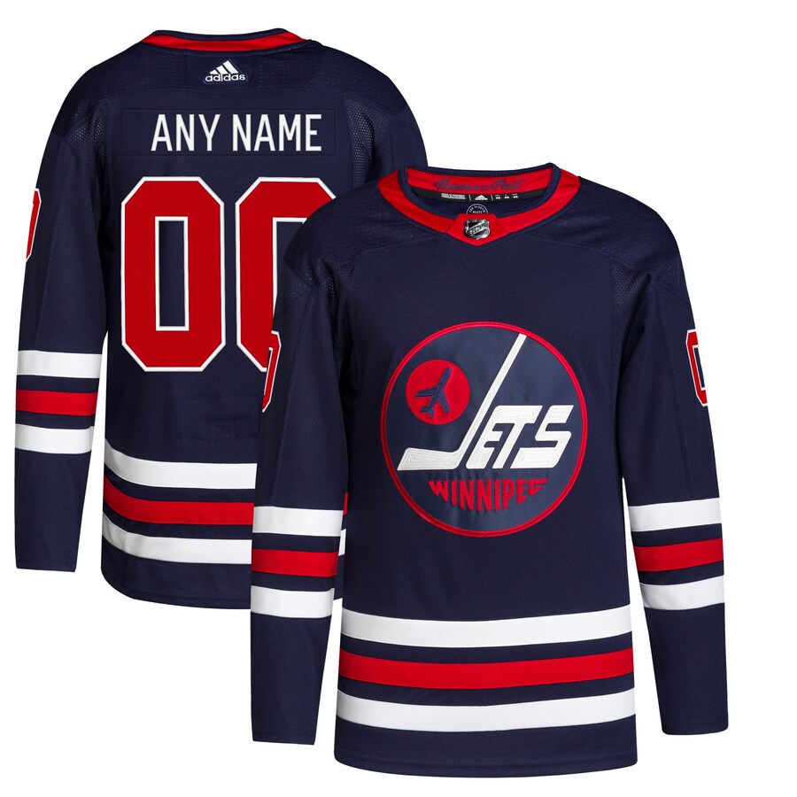 Men's Winnipeg Jets adidas 2021/22 Alternate Primegreen Authentic Pro Custom Jersey - Puhuasuan
