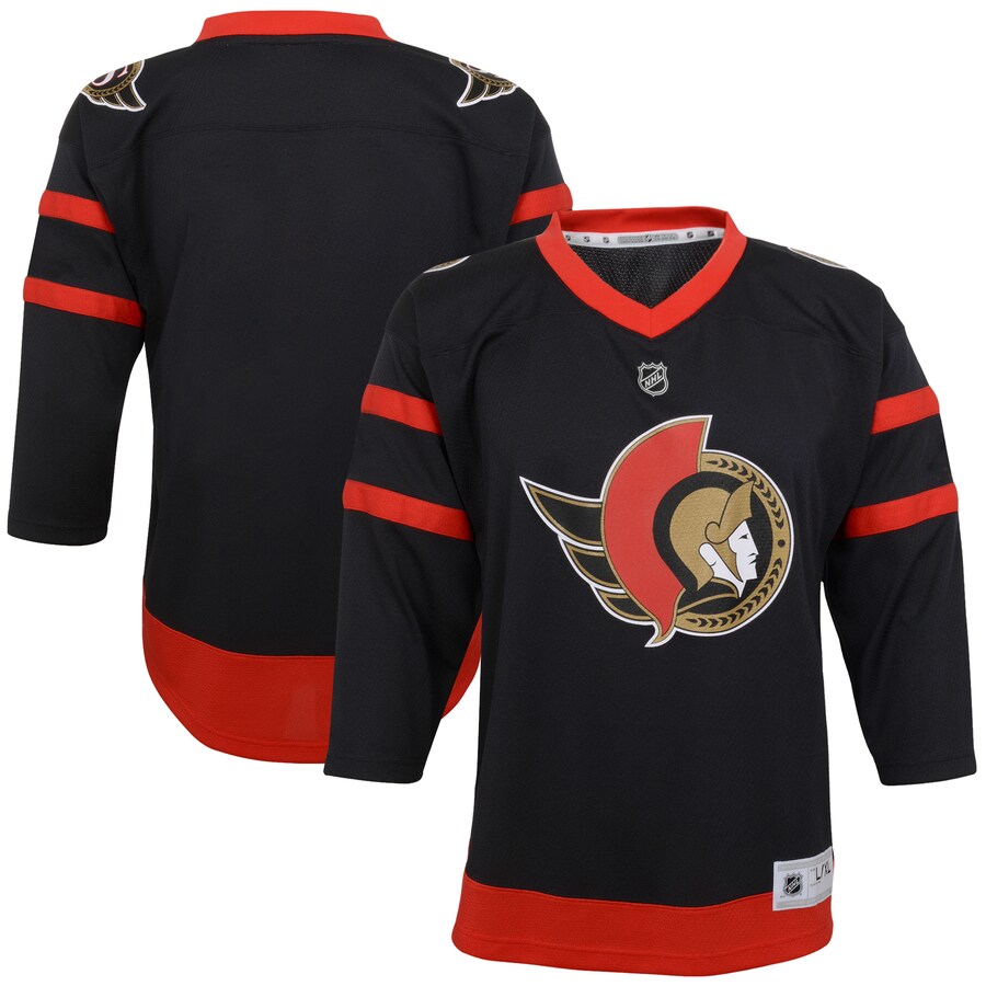 Youth Ottawa Senators Black Home Replica Blank Jersey - Puhuasuan