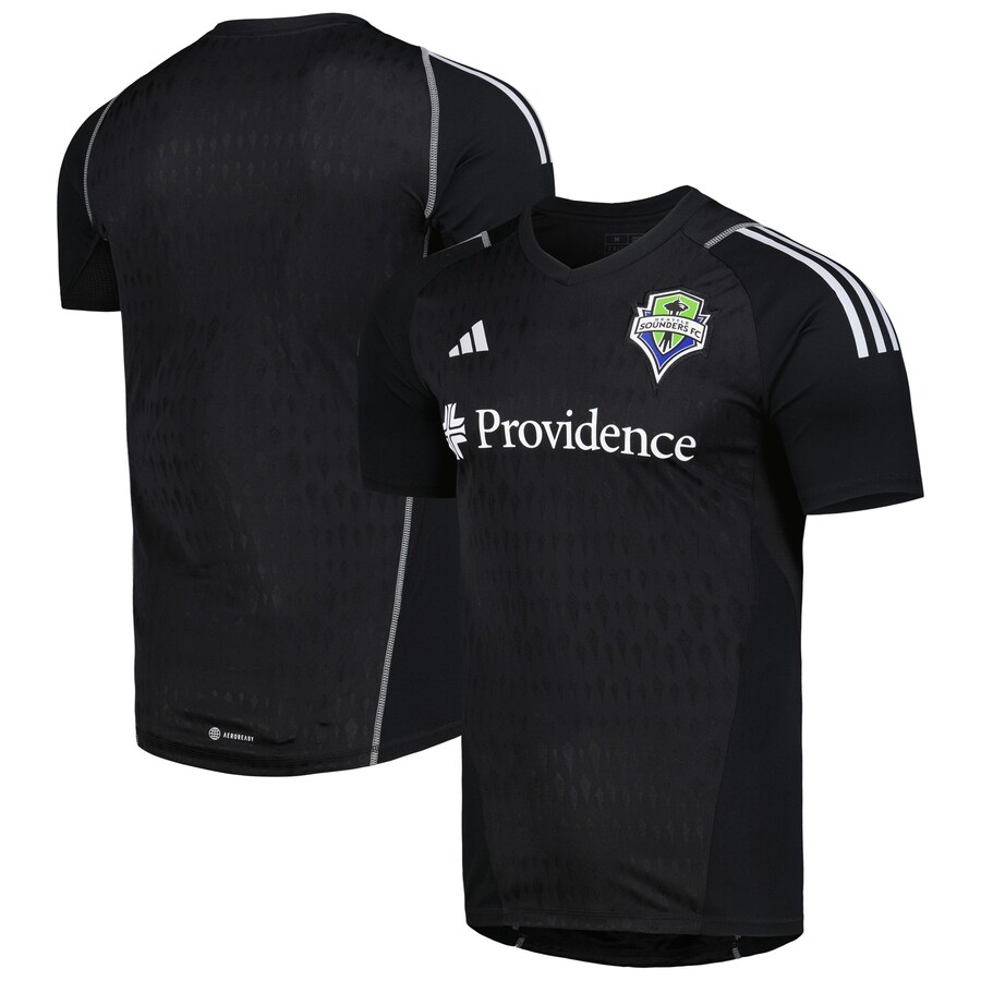 Men's Seattle Sounders FC adidas Black 2023 Replica Goalkeeper Jersey - Puhuasuan