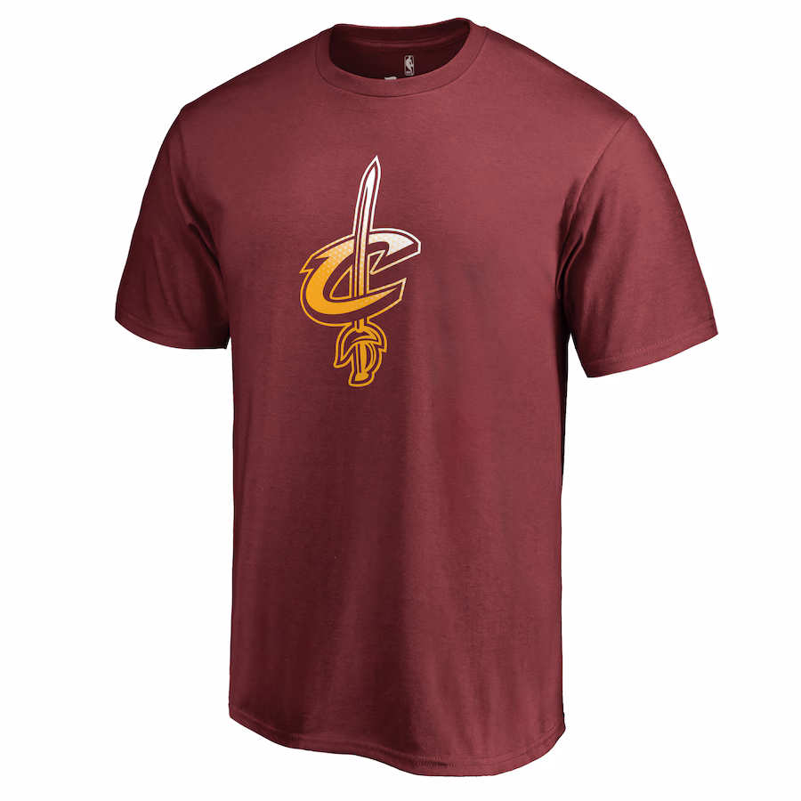 Men's Cleveland Cavaliers Maroon Gradient Logo T-Shirt - Puhuasuan