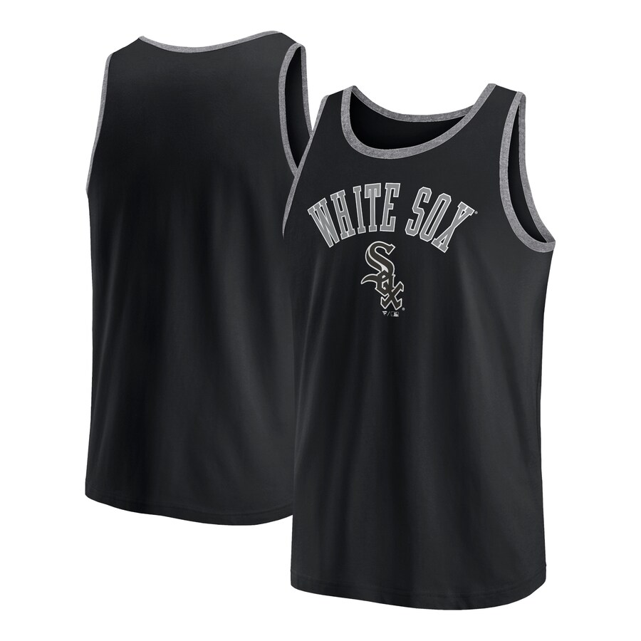 Men's Chicago White Sox Fanatics Black Bet Tank Top - Puhuasuan
