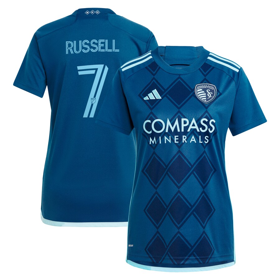 Women's Sporting Kansas City Johnny Russell adidas Navy 2024 Diamonds Our Forever Replica Player Jersey - Puhuasuan