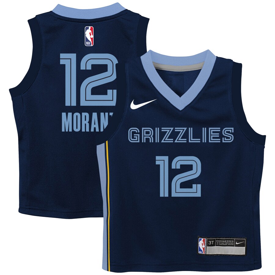 Preschool Memphis Grizzlies Ja Morant Nike Navy Swingman Player Jersey - Icon Edition - Puhuasuan