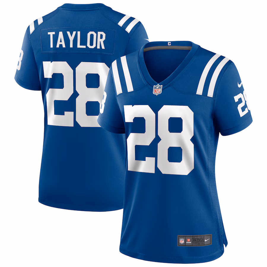 Women's Indianapolis Colts Jonathan Taylor Nike Royal Game Jersey - Puhuasuan